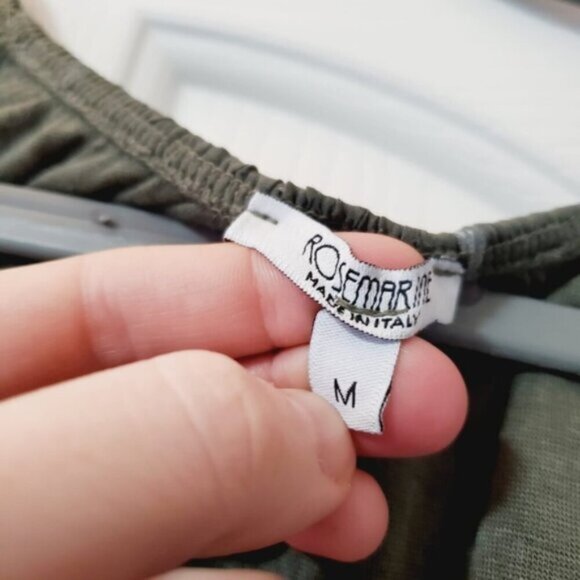 Rosemarine Italy Silk Artsy Lagenlook Boho Abstract Printed Dress M - Picture 6 of 7